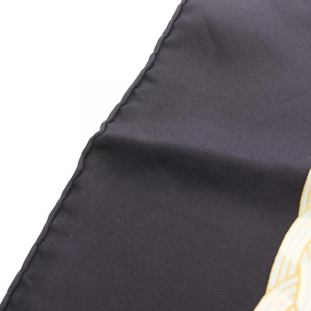 HERMES Black Silk Scarf - Picture 8 of 8